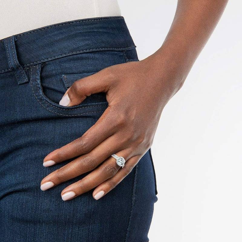 1.25CT 925 Sterling Silver Bridal Rings Sets Cubic Zirconia Halo CZ Engagements Rings Wedding Bands For Women Promise Rings