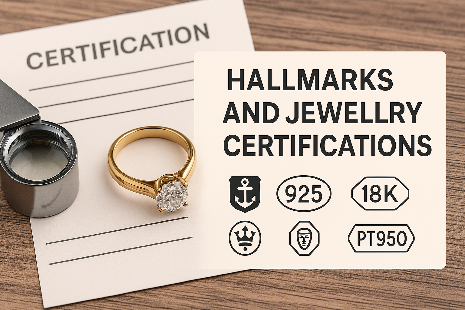 Spot Fake Jewelry-Hall marks